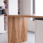 Luxusküche Hochglanz Weiß Design Holz Maßanfertigung